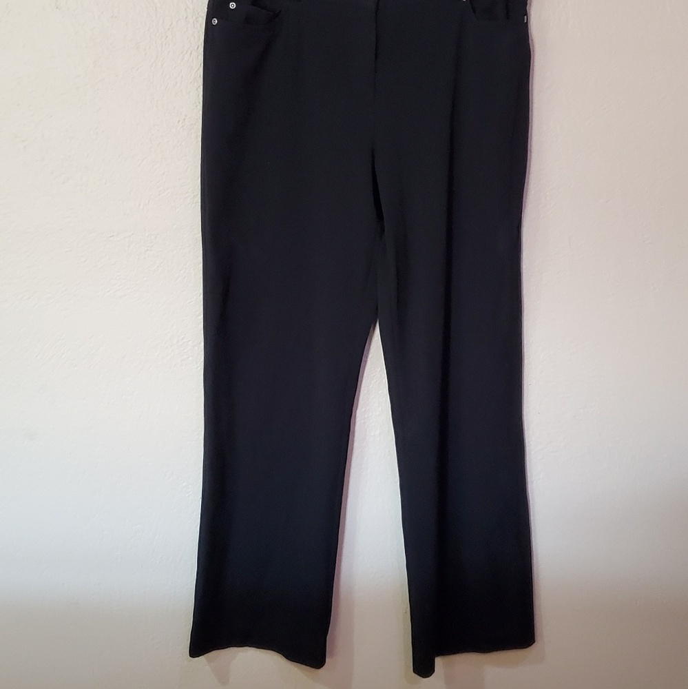 Croft & Barrow black stretch pant 36 - Picture 4 of 4